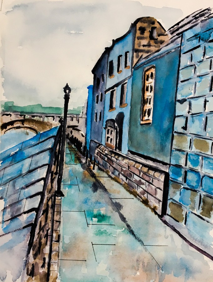"Berwick Walls" by Angela Giraldi