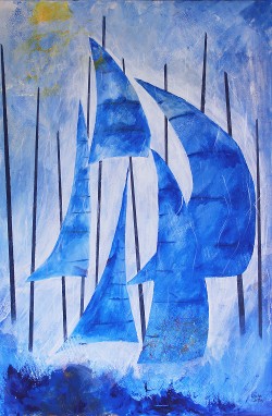 Into the Unknown, acrylic, 24"x36", Seabound Series Into the Unknown, acrylic, 24"x36", Seabound Series