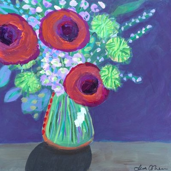 Company's Coming - Acrylic on Masonite by Lisa Cohen Company's Coming - Acrylic on Masonite by Lisa Cohen