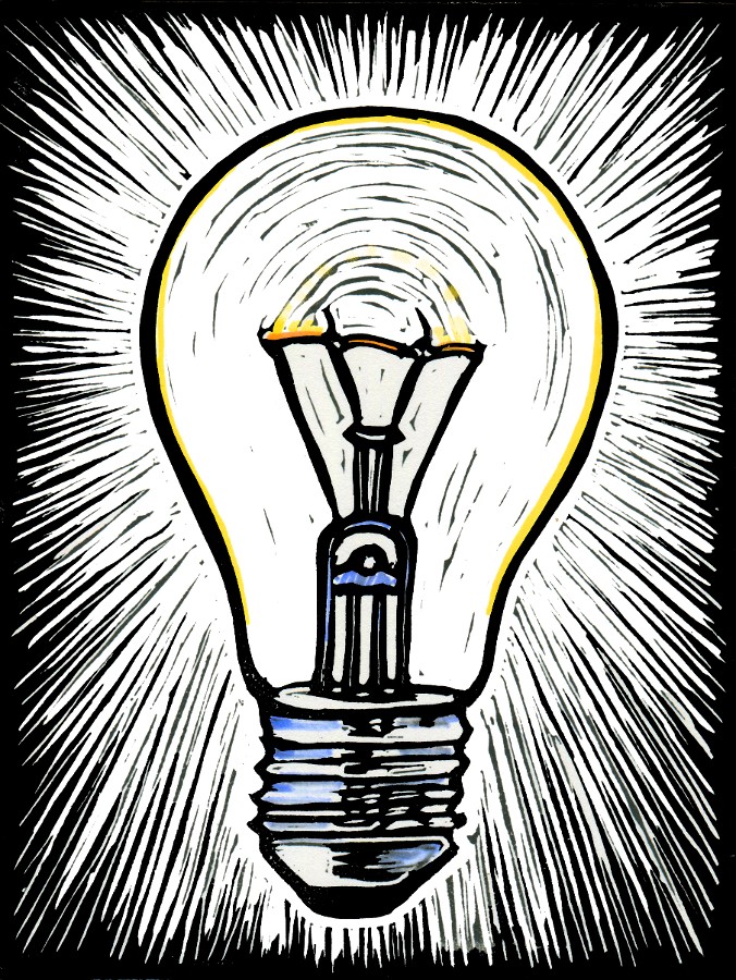 Bright Idea, by Loudoun artist Jill Evans-Kavaldjian