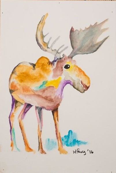 "Moose" by Nancy Kfoury