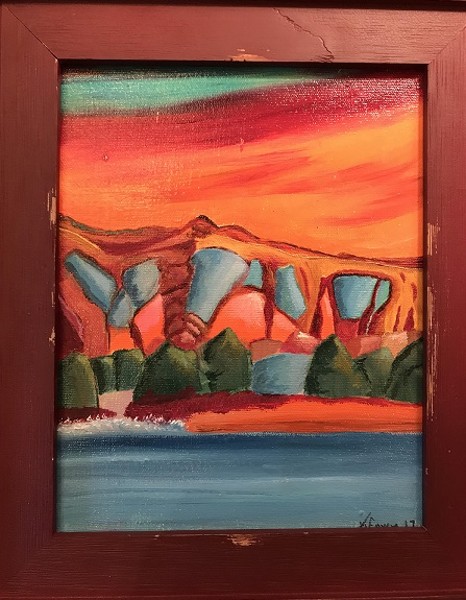 "River Rocks" by Nancy Kfoury