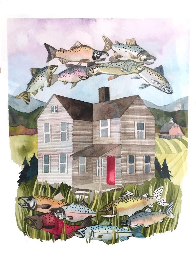 "Salmon House" by Marni Manning