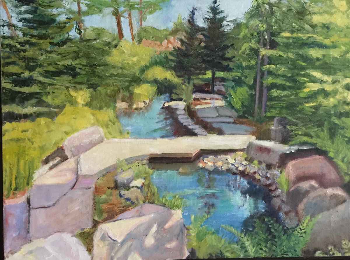 "Stone Bridge BoothBay" by Norma Lasher