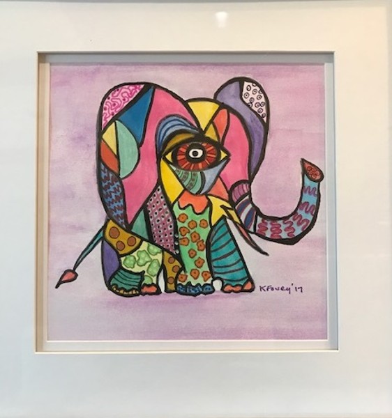 "Trumpet the Elephant" by Nancy Kfoury