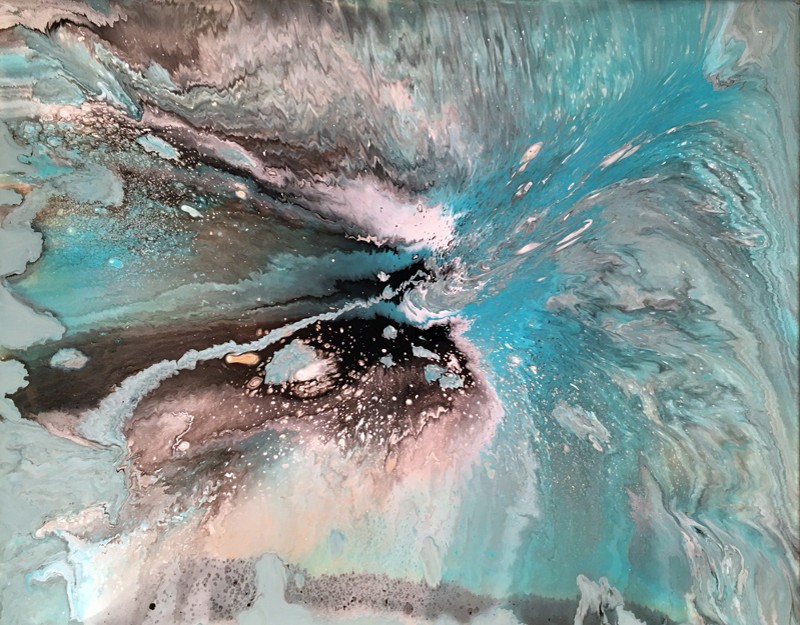 "Turquoise Surf" by Alynne Landers
