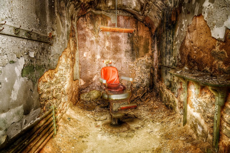 "Big Red (The Barber of ESP) - Eastern State Penitentiary" by Samantha Marshall