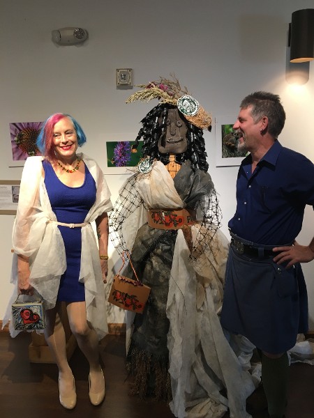 Anna Marie and Chip York with their creation, "Gala Night"