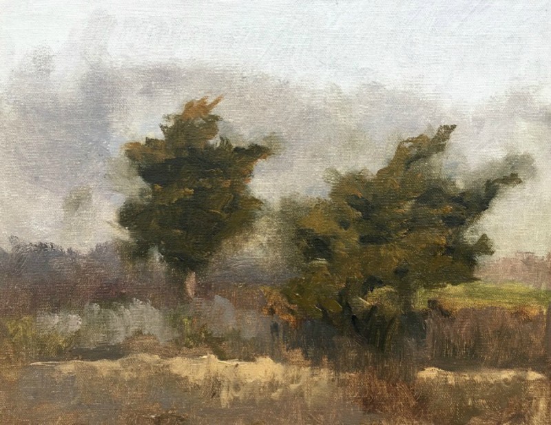 Plein Air Study (Old Lyme, Connecticut) by Laura Hopkins